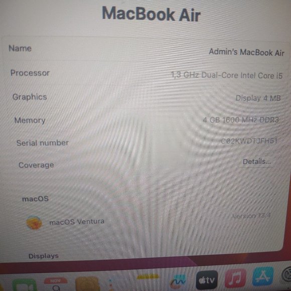 MacBook Air "14 inch ". 2014 - Picture 1 of 4